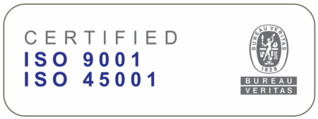 ISO 9001 and ISO45001 certifications